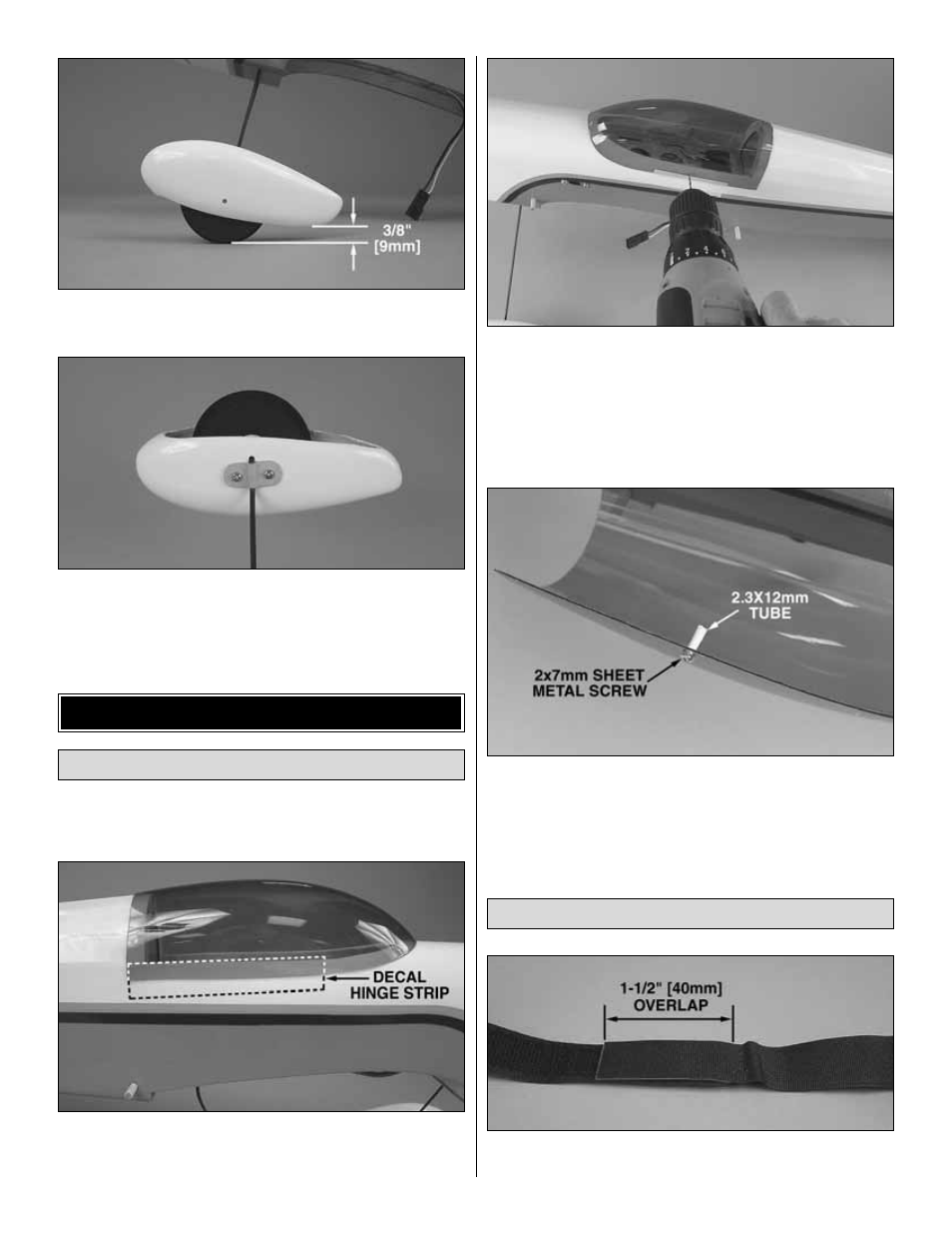 Finish the model | Great Planes Mini Super Sportster EP ARF - GPMA1156 User Manual | Page 15 / 24