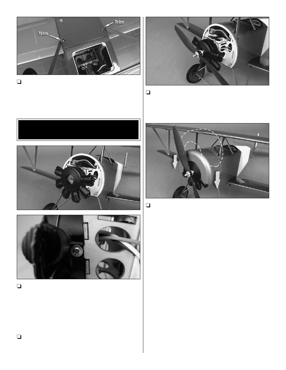 Install the dummy engine, cowl & propeller | Great Planes Nieuport XI EP ARF - GPMA1146 User Manual | Page 15 / 24