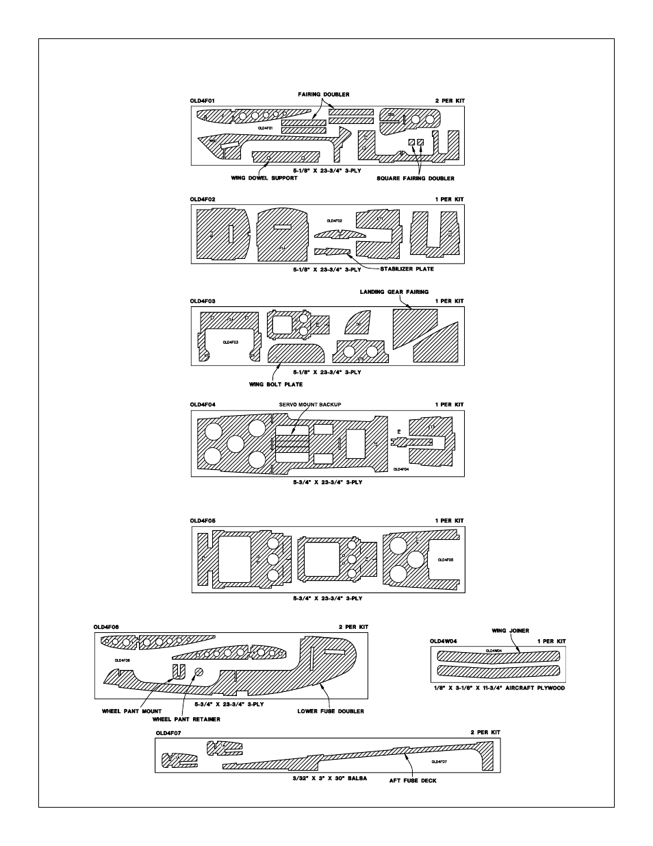 Great Planes Old Timer 40 Kit - GPMA0495 User Manual | Page 6 / 46