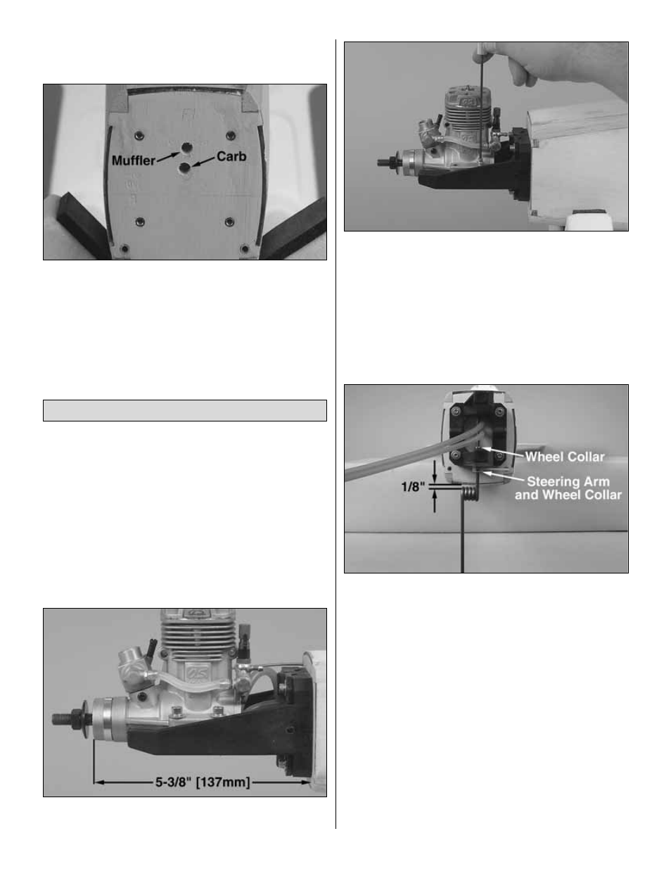 Mount the engine | Great Planes Patriot XL Kit - GPMA0450 User Manual | Page 32 / 48