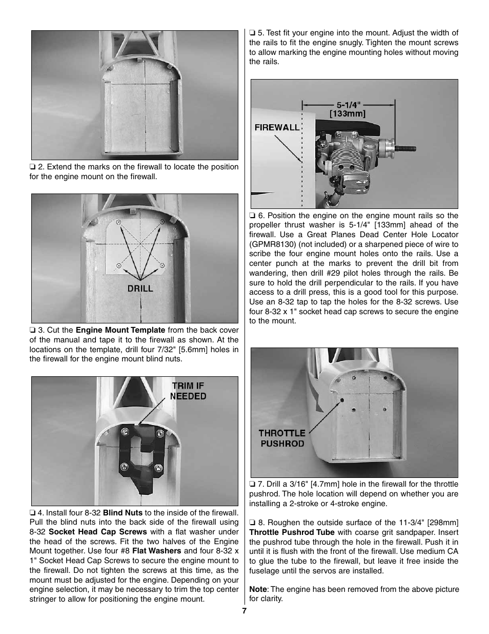 Great Planes Piper J-3 Cub Fabric Covered ARF - GPMA1311 User Manual | Page 7 / 24