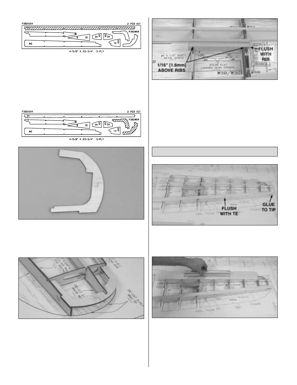 Sheet the wing panels | Great Planes Profile 38 - GPMA0487 User Manual | Page 12 / 50