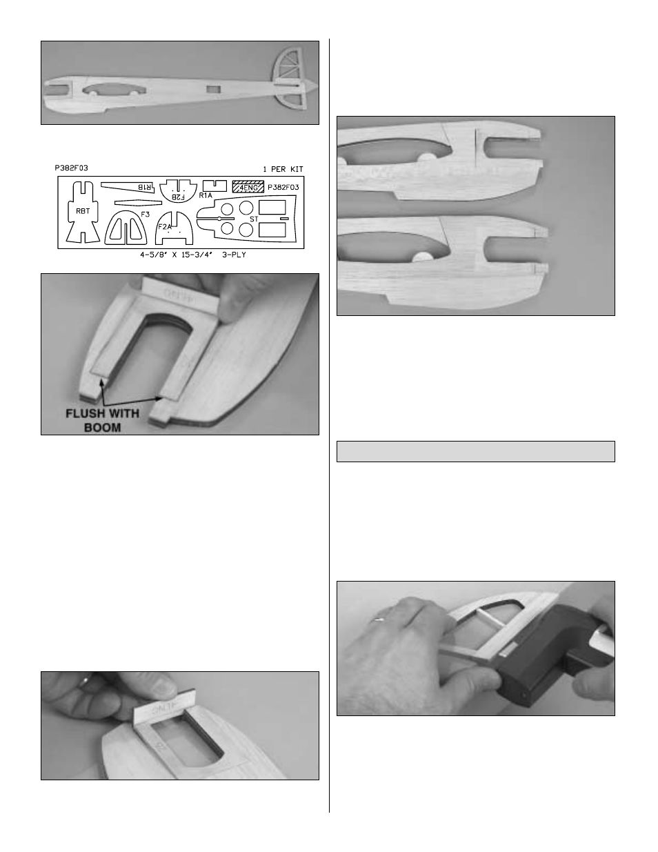 Attach the rudder to the fin | Great Planes Profile 38 - GPMA0487 User Manual | Page 23 / 50