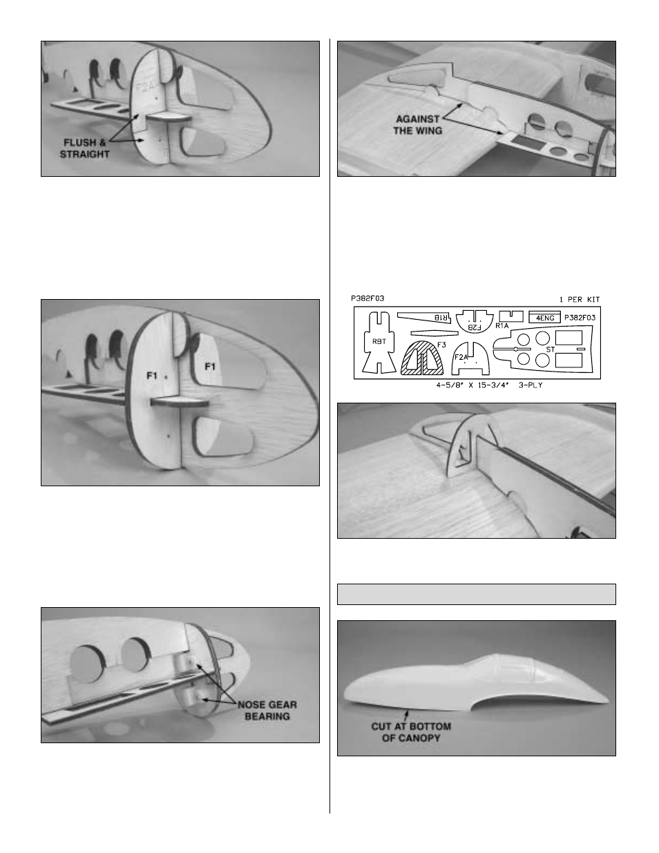 Fit the canopy on the frame | Great Planes Profile 38 - GPMA0487 User Manual | Page 28 / 50
