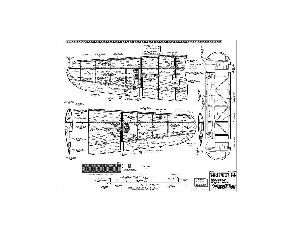 Great Planes Profile 38 - GPMA0487 User Manual | Page 50 / 50