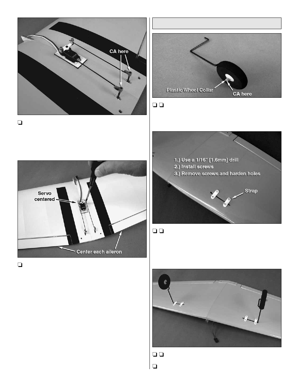 Install the main landing gear | Great Planes PT-19 EP ARF - GPMA1149 User Manual | Page 9 / 24