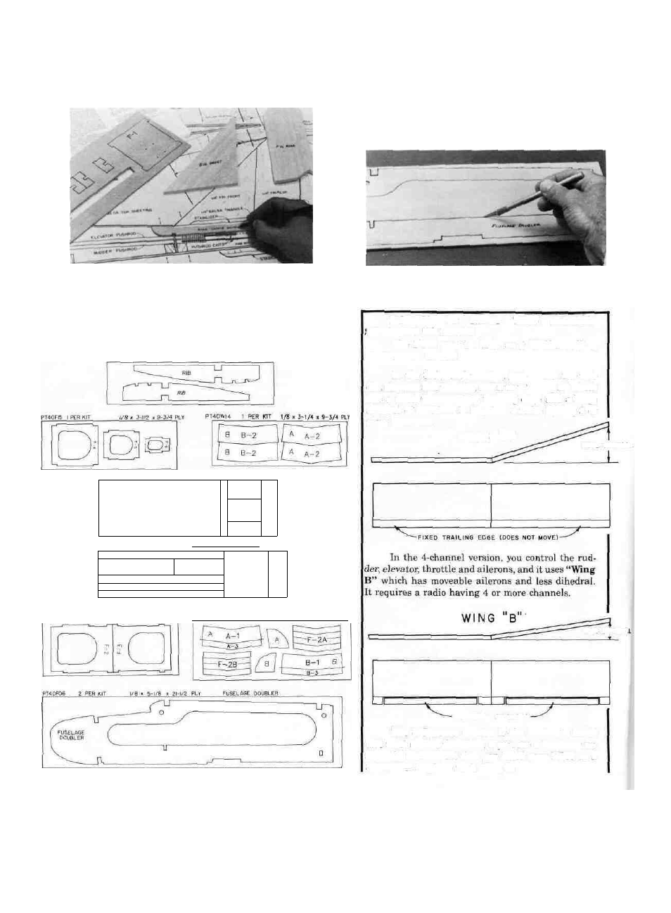 Wing "a | Great Planes PT-40 Kit (original) User Manual | Page 6 / 40
