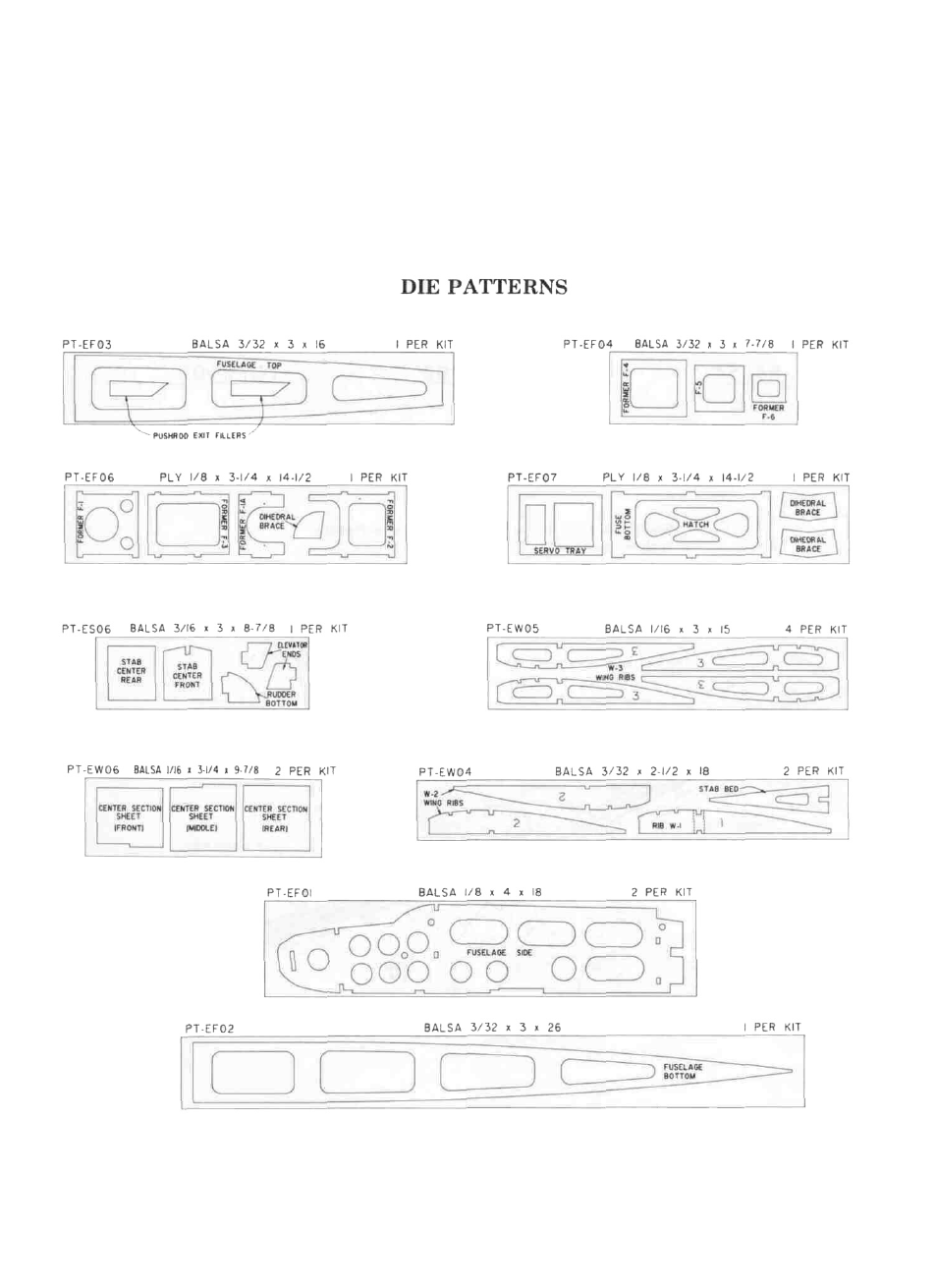Great Planes PT-E Trainer Electric Kit - GPMA0110 User Manual | Page 6 / 44