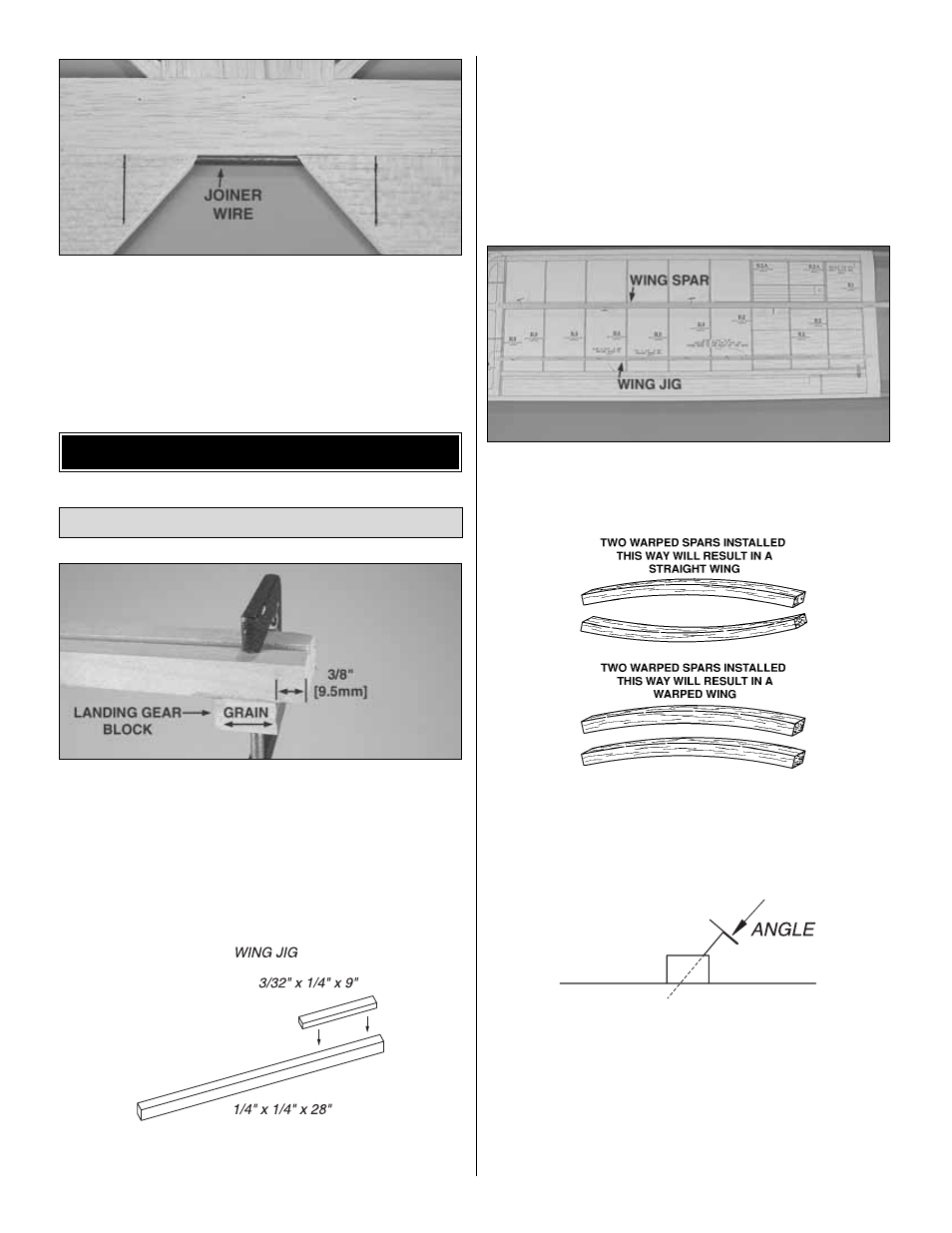 Build the wing panels build the wing | Great Planes Rapture 40 - GPMA0220 User Manual | Page 11 / 45