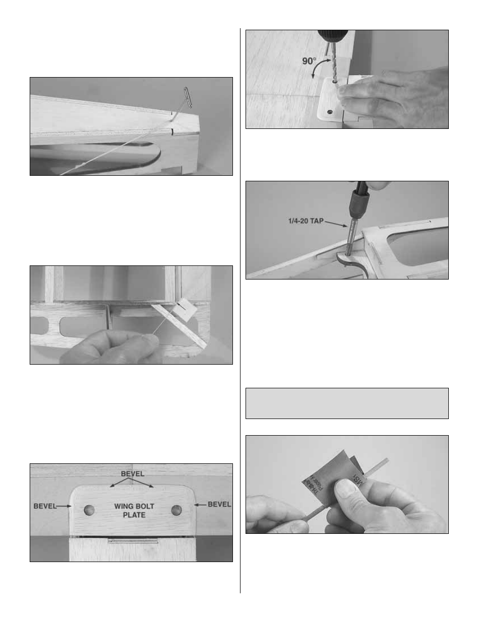 Install the guide tubes, fuel tank, & engine | Great Planes Rapture 40 - GPMA0220 User Manual | Page 22 / 45