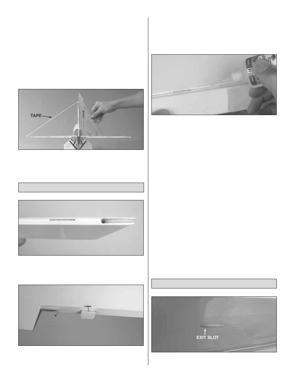 Hook up the controls join the control surfaces | Great Planes Rapture 40 - GPMA0220 User Manual | Page 31 / 45