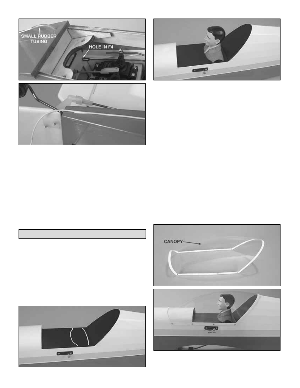 Finish the cockpit | Great Planes Rapture 40 - GPMA0220 User Manual | Page 35 / 45