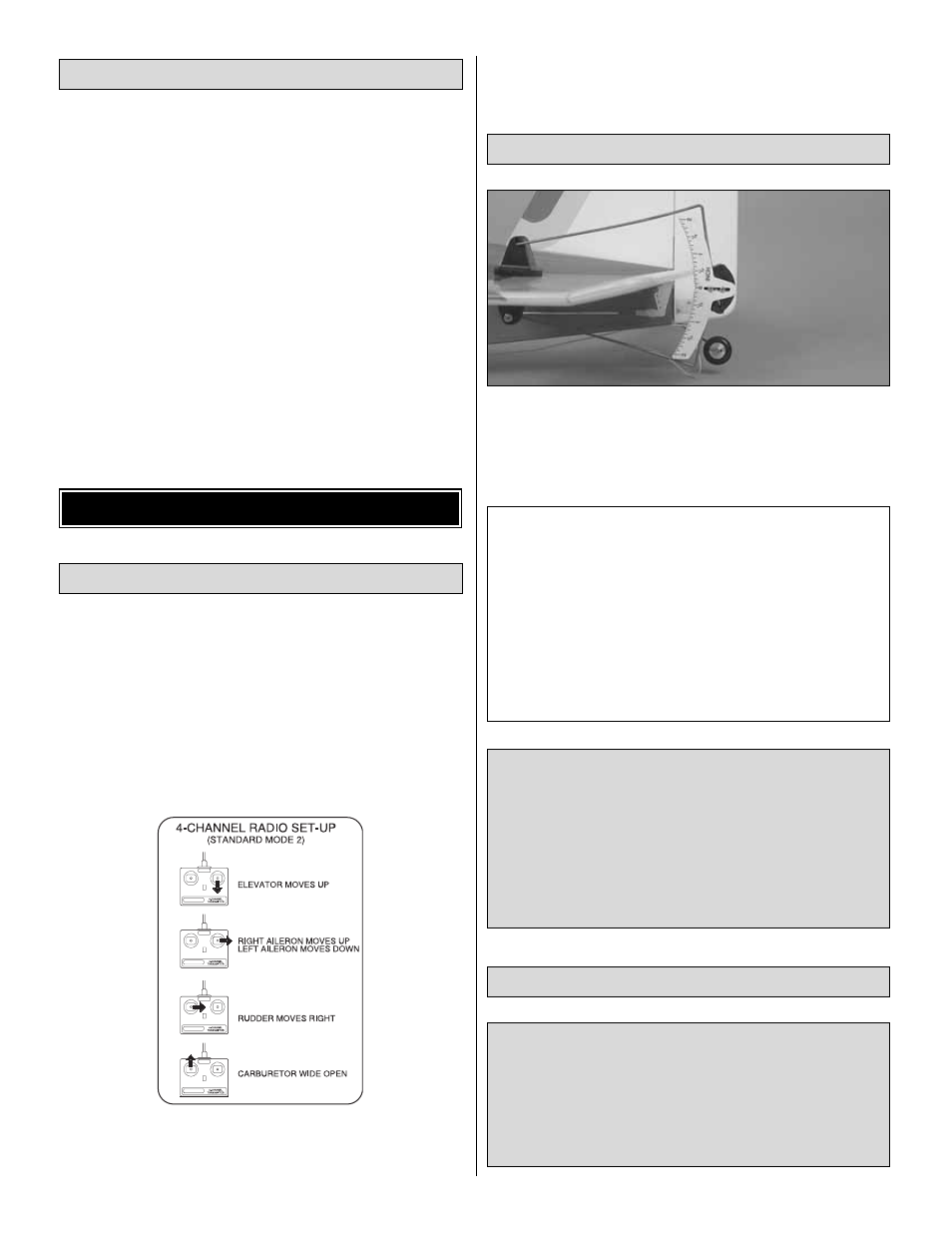 Balance the model (c.g.) | Great Planes Rapture 40 - GPMA0220 User Manual | Page 36 / 45