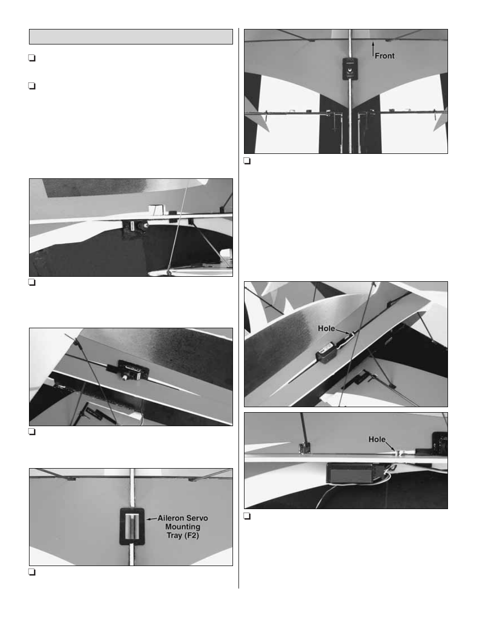 Install the servos | Great Planes RC Universe FlatOuts ARF - GPMA1117 User Manual | Page 15 / 24