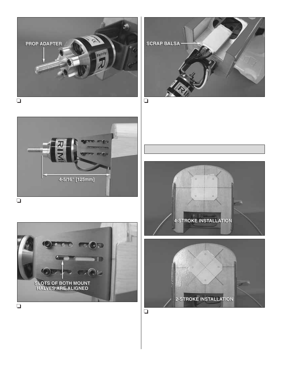Four-stroke glow engine installation | Great Planes Reactor .46 EP/GP 3D ARF - GPMA1021 User Manual | Page 18 / 36