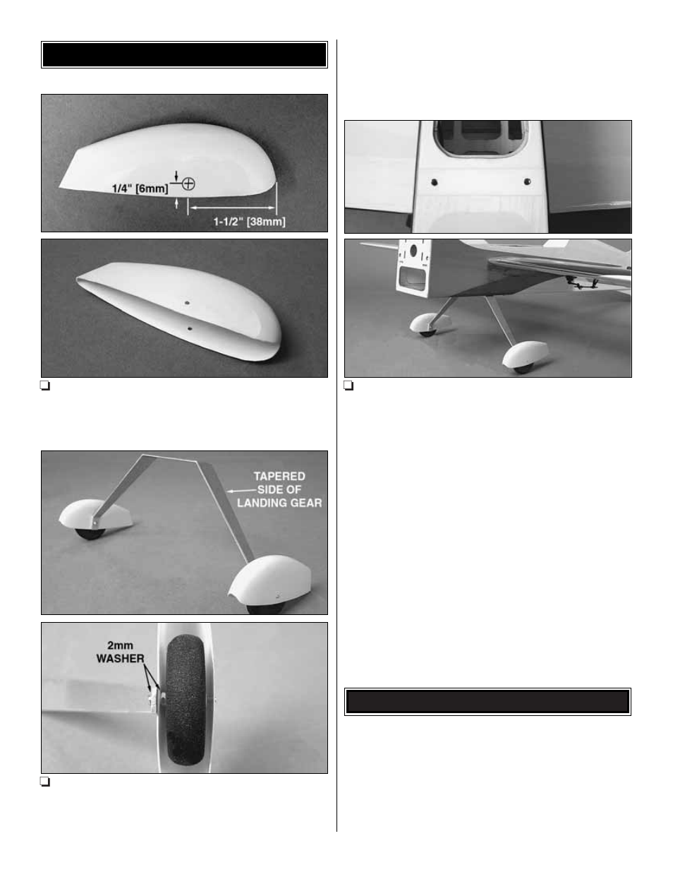 Mount the motor install the landing gear | Great Planes Reactor 3D EP ARF - GPMA1540 User Manual | Page 14 / 24