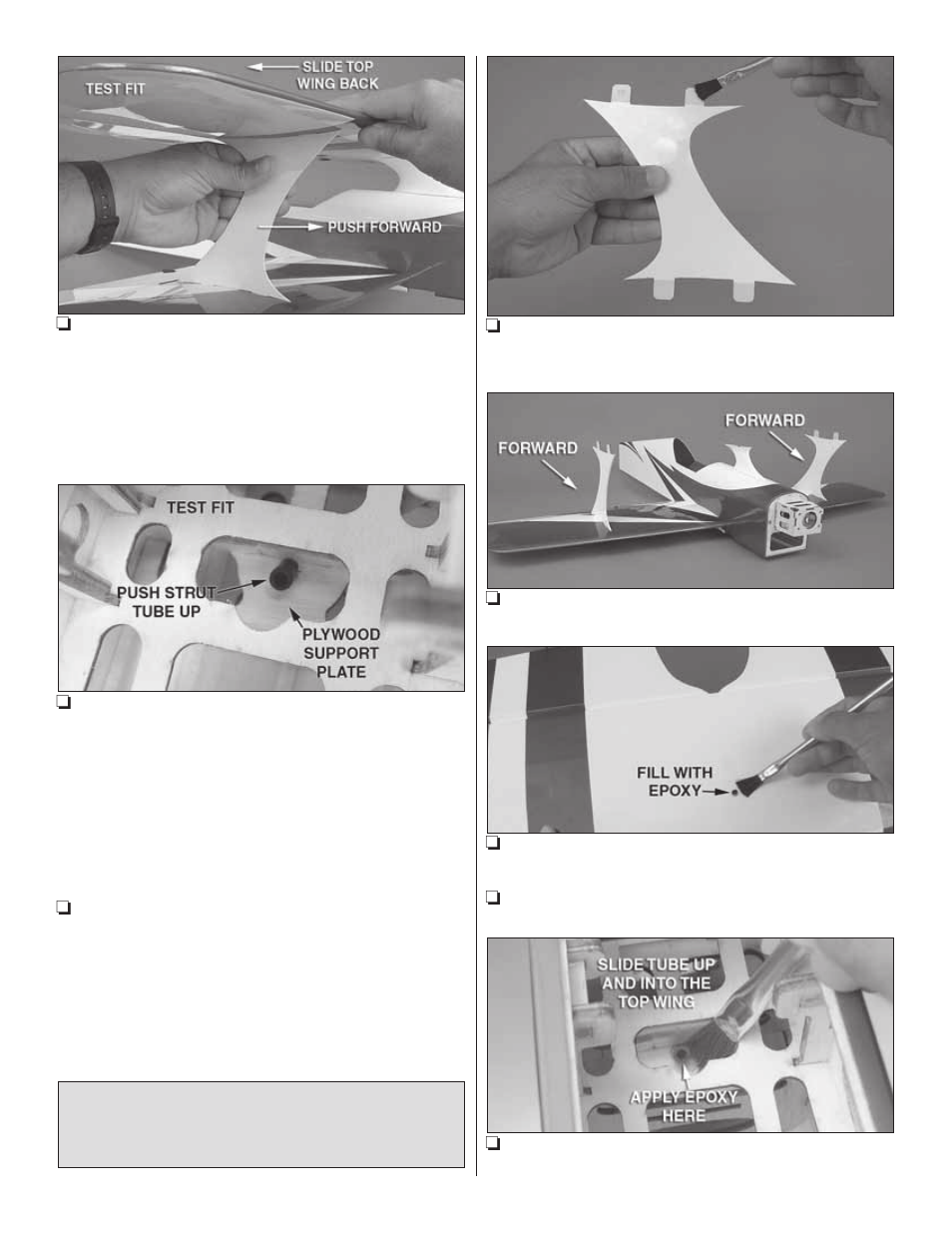 Great Planes Reactor Bipe 3D EP ARF - GPMA1580 User Manual | Page 12 / 28