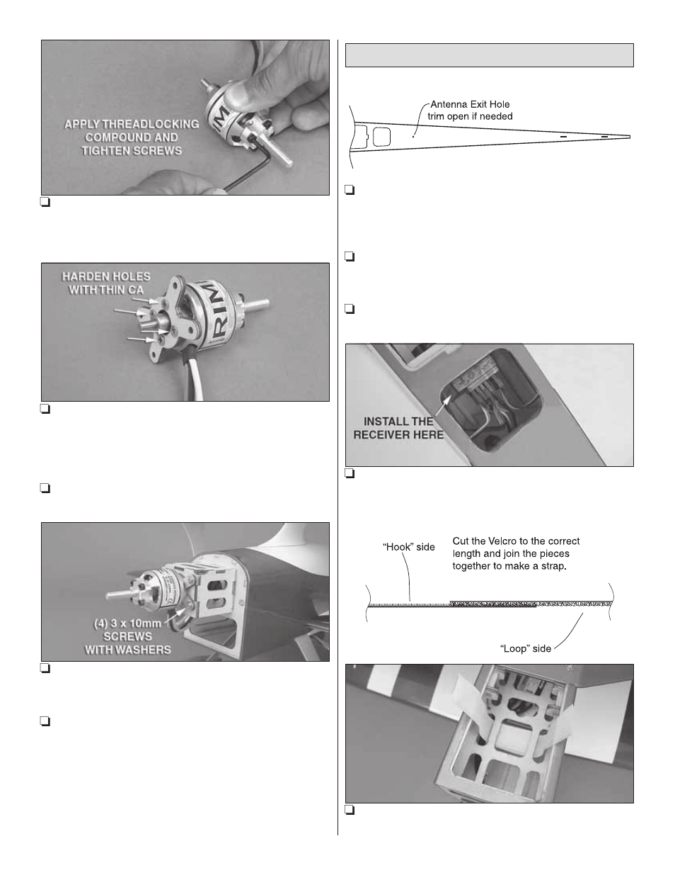 Great Planes Reactor Bipe 3D EP ARF - GPMA1580 User Manual | Page 19 / 28