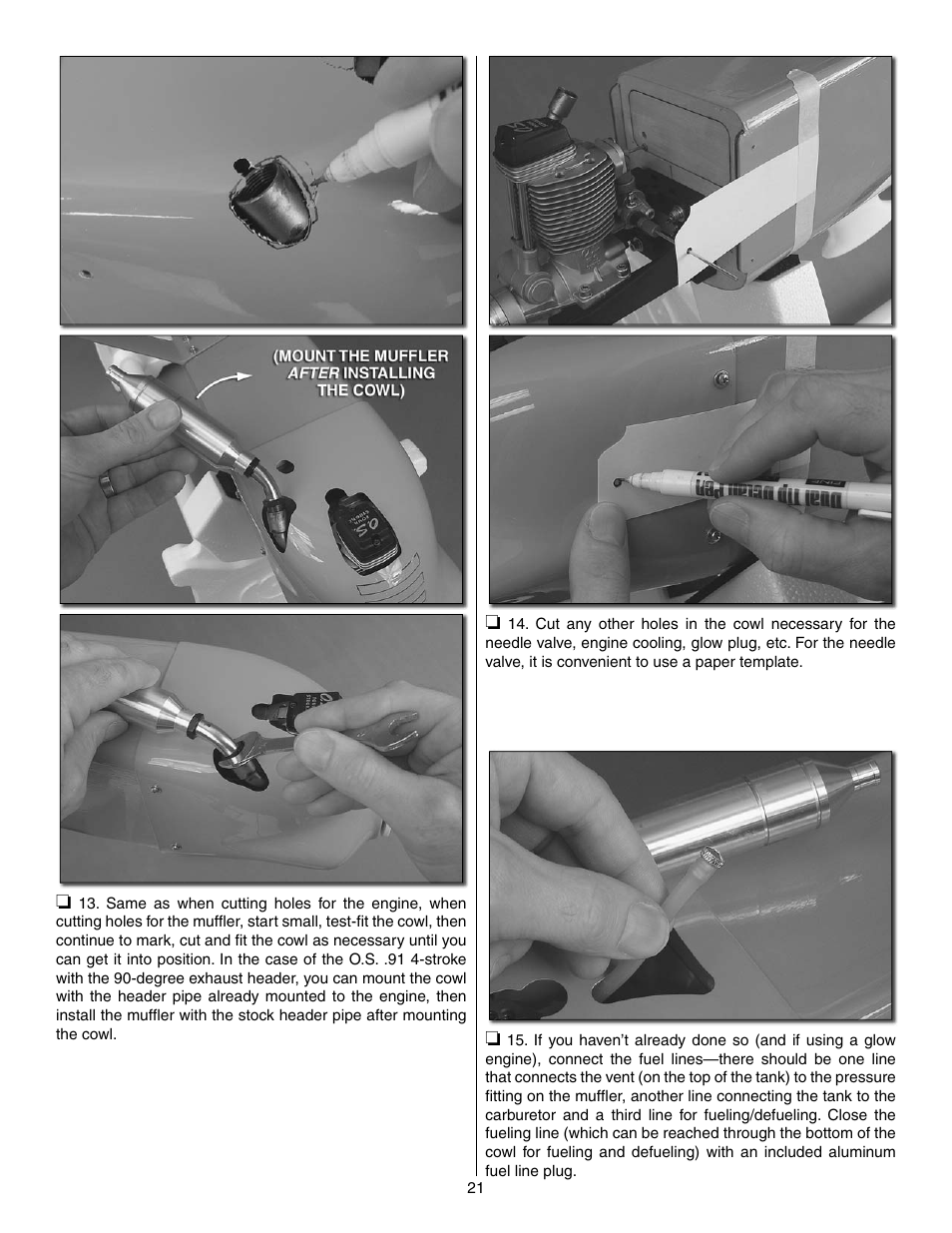Great Planes Reactor Biplane .61 GP/EP ARF - GPMA1023 User Manual | Page 21 / 36