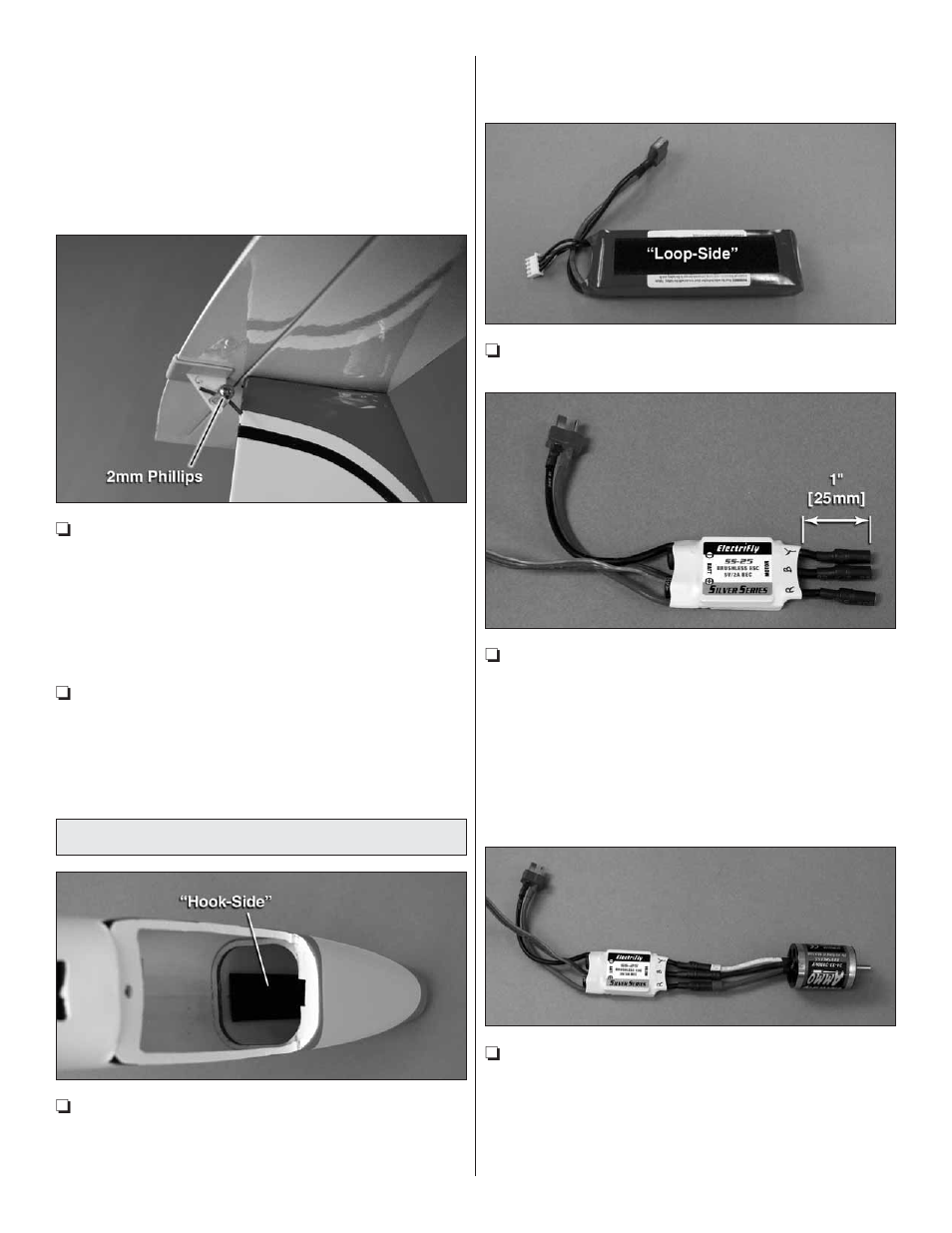 Install the motor | Great Planes Rifle Sport/Racer EP ARF - GPMA1805 User Manual | Page 7 / 16