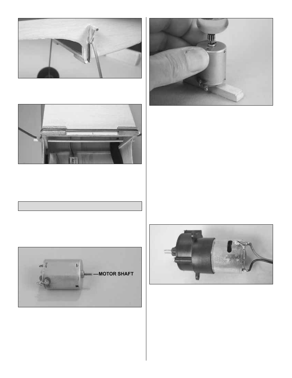 Assemble the gear drive | Great Planes RV-4 Park Flyer Kit - GPMA0010 User Manual | Page 29 / 42
