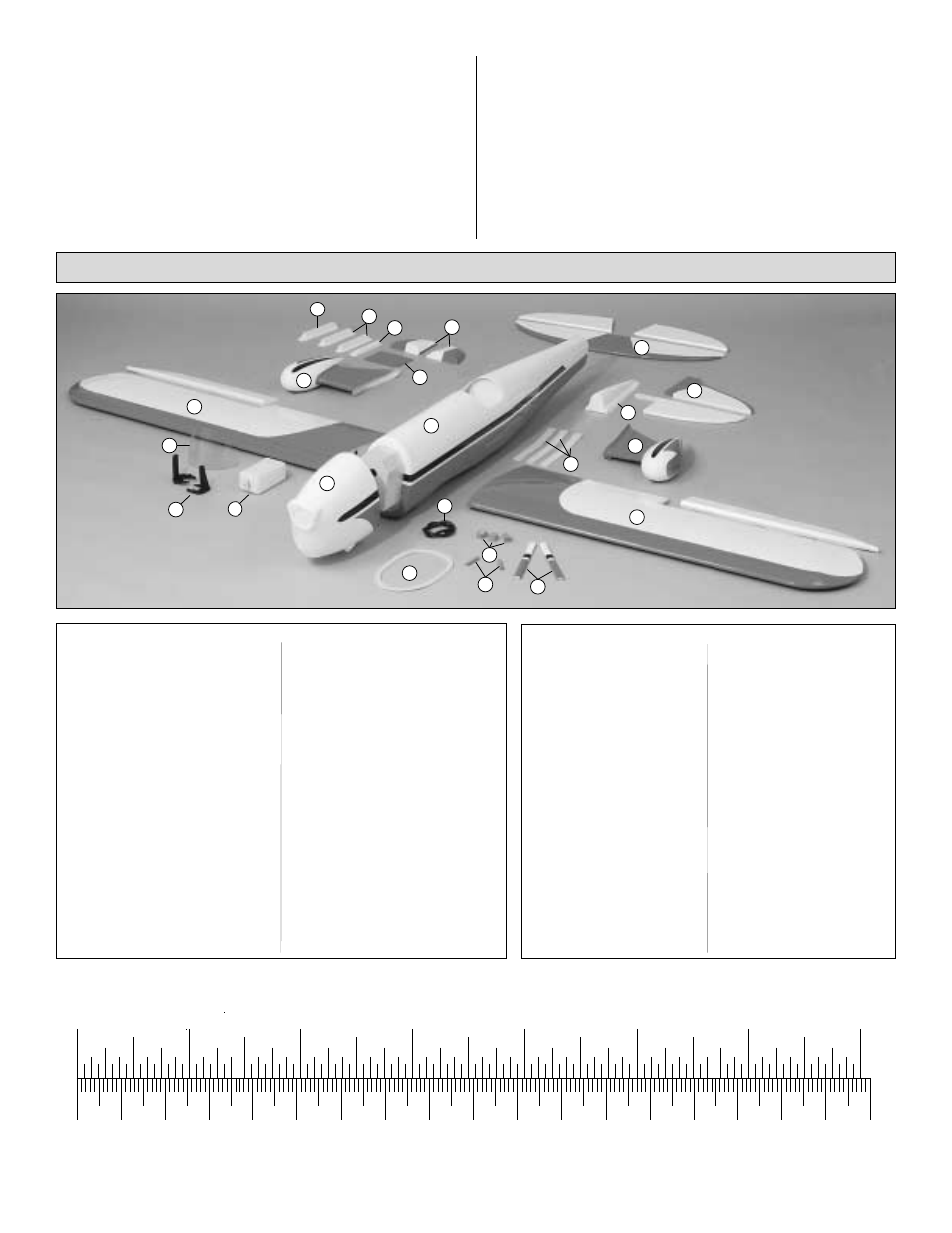 Parts list | Great Planes Ryan STA 1.20 ARF - GPMA1345 User Manual | Page 5 / 28