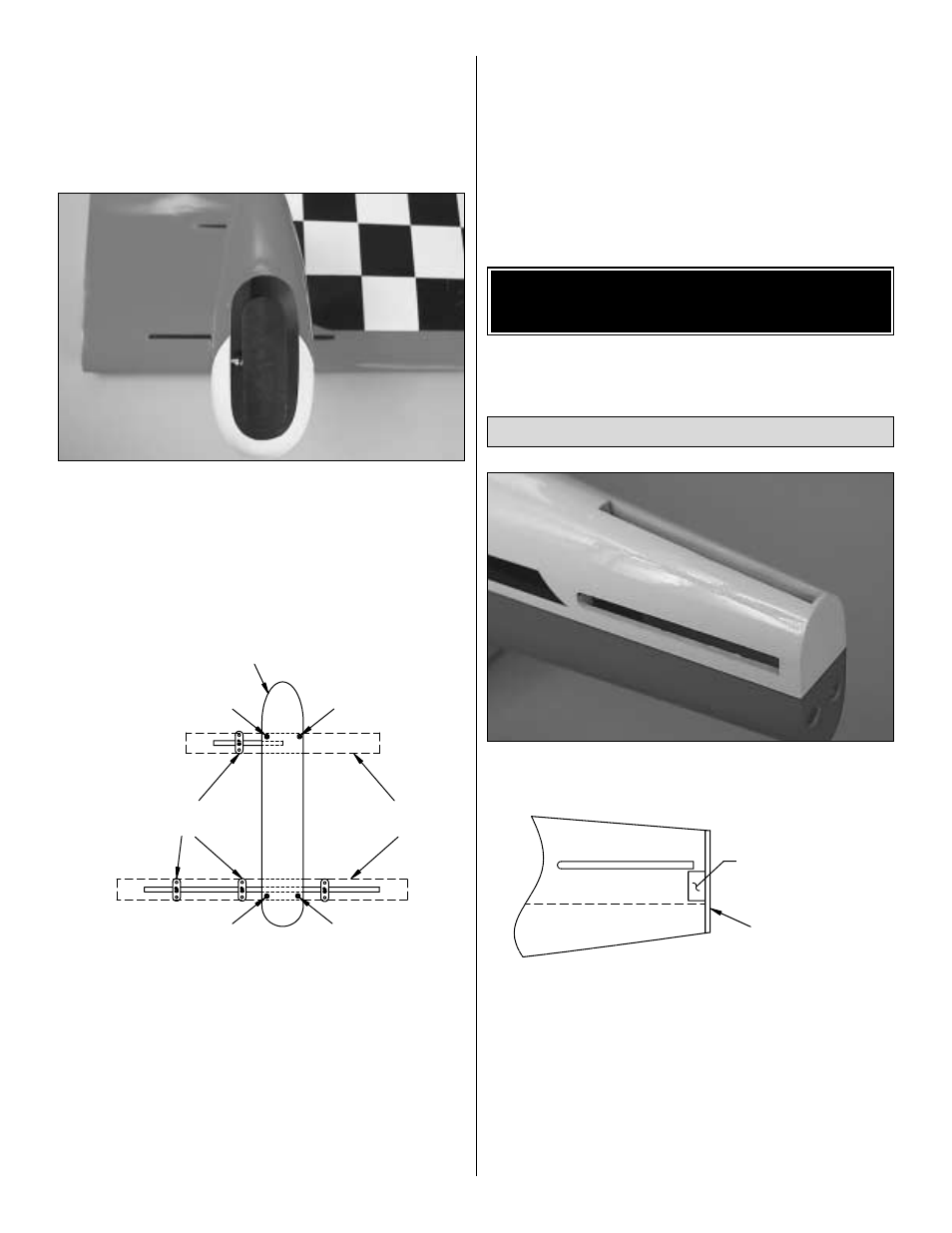 Join the tail surfaces to the fuse, Install the stab | Great Planes Ryan STA 1.20 ARF - GPMA1345 User Manual | Page 9 / 28