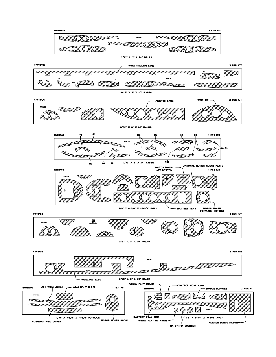 Great Planes Ryan STA Electric Kit - GPMA0165 User Manual | Page 7 / 50