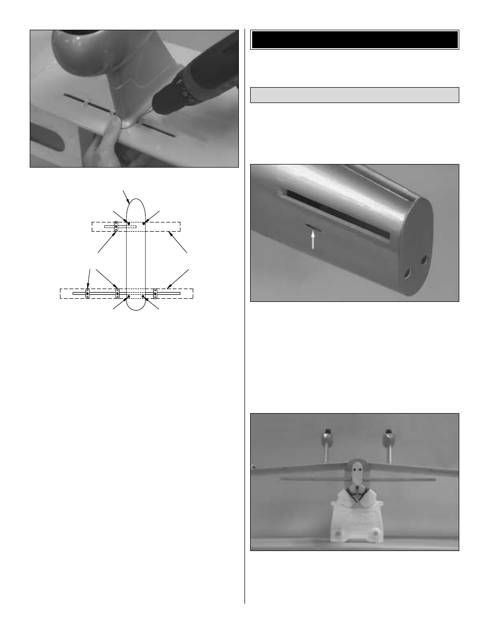 Assemble the fuselage, Mount the stabilizer and fin | Great Planes Ryan STA-M 1.20 ARF - GPMA1355 User Manual | Page 12 / 32