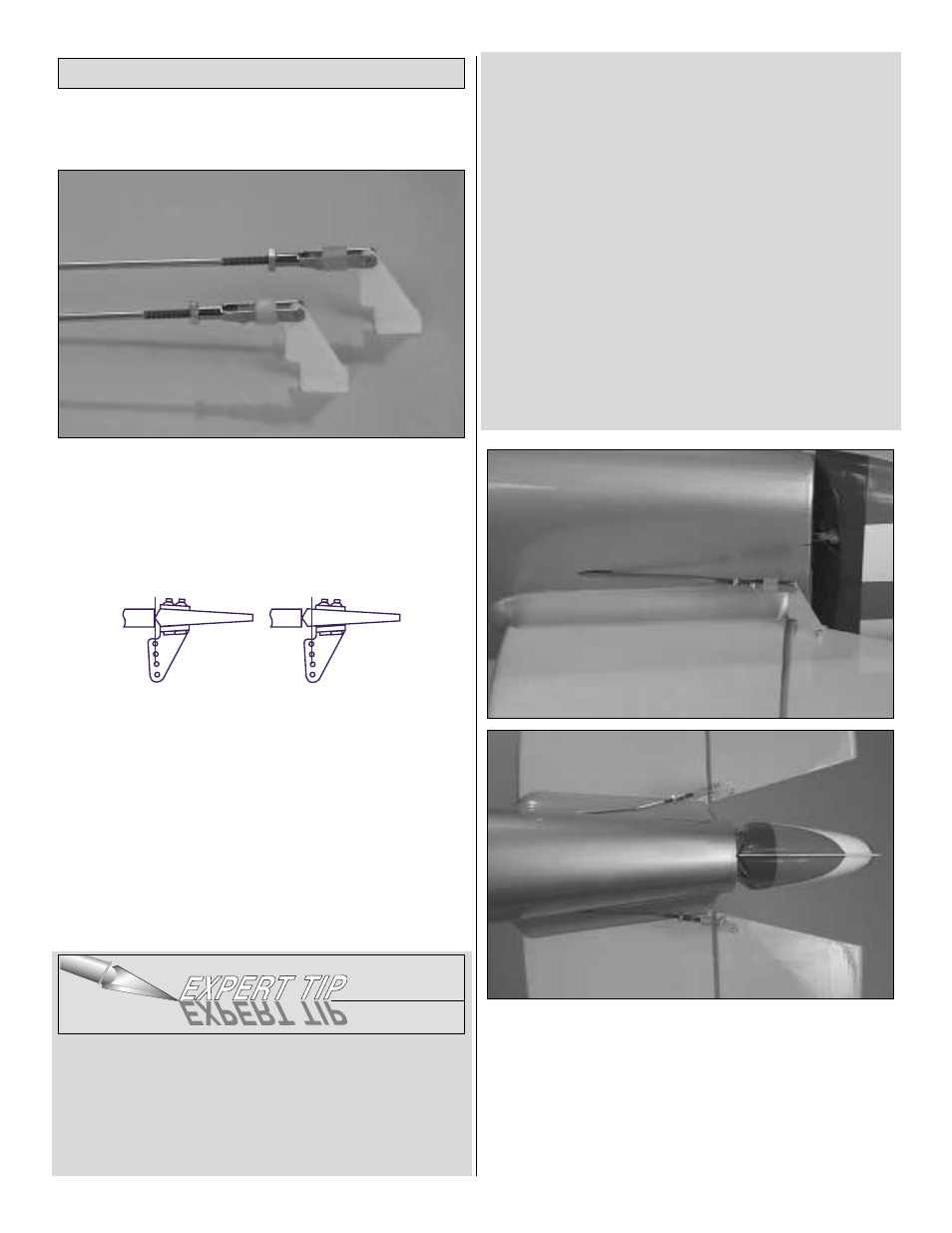 Hook up the elevators | Great Planes Ryan STA-M 1.20 ARF - GPMA1355 User Manual | Page 19 / 32