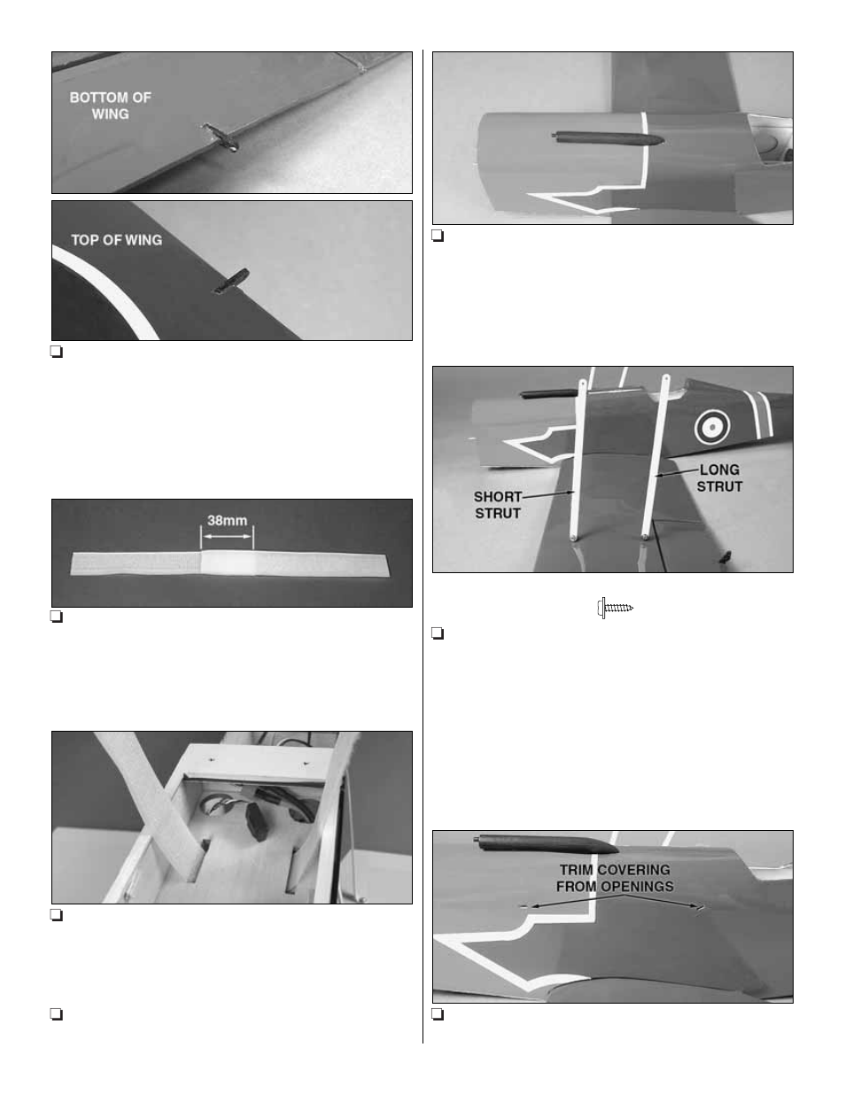 Great Planes S.E.5a EP ARF - GPMA1140 User Manual | Page 13 / 20