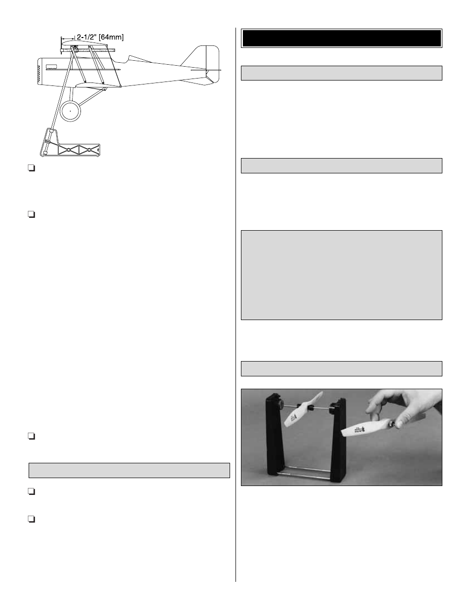 Preflight, Balance the propellers, Balance the model laterally | Great Planes S.E.5a EP ARF - GPMA1140 User Manual | Page 17 / 20