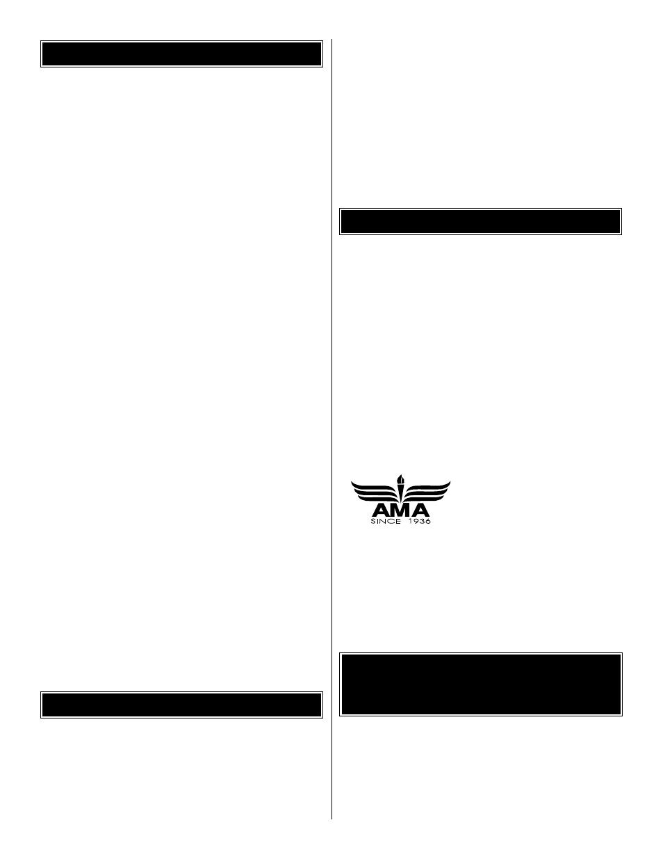 Ama introduction table of contents | Great Planes S.E.5a EP ARF - GPMA1140 User Manual | Page 2 / 20