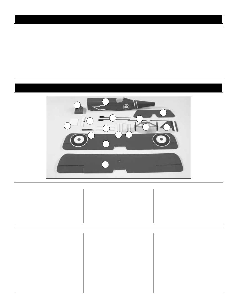 Kit inspection, Kit contents | Great Planes S.E.5a EP ARF - GPMA1140 User Manual | Page 5 / 20