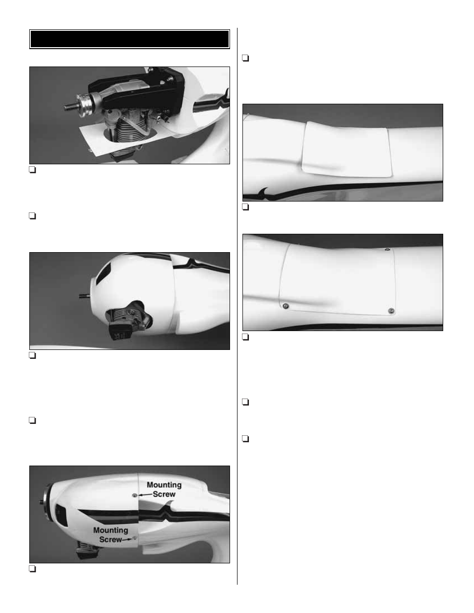 Install the cowl | Great Planes Seawind .60-.91 ARF - GPMA1360 User Manual | Page 10 / 28