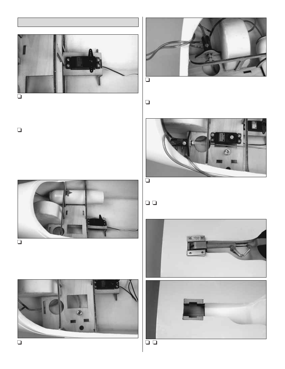 Retractable landing gear | Great Planes Seawind .60-.91 ARF - GPMA1360 User Manual | Page 14 / 28