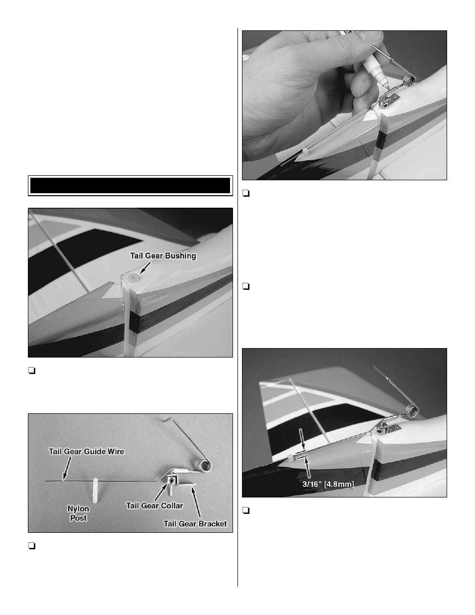 Install the landing gear | Great Planes Sequence F3A EP ARF - GPMA1575 User Manual | Page 11 / 24