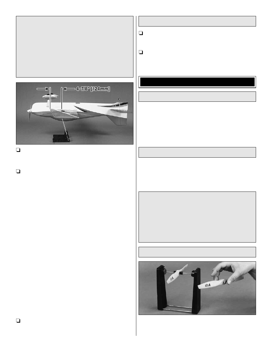 Balance the model laterally, Preflight identify your model, Charge the batteries | Balance propellers | Great Planes Sequence F3A EP ARF - GPMA1575 User Manual | Page 21 / 24