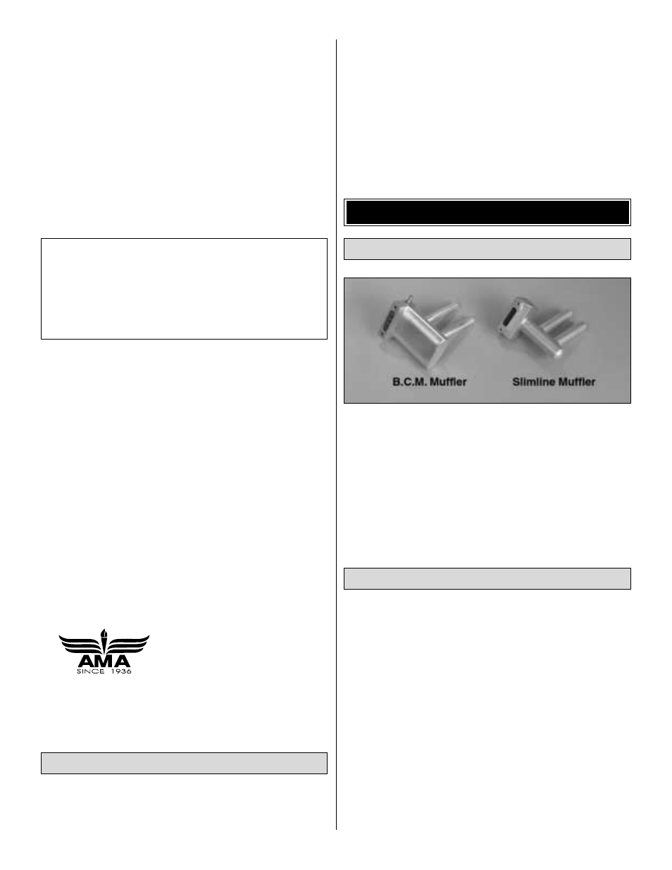 Additional items required, Hardware and accessories muffler, Imaa information | Great Planes Shoestring 60 ARF - GPMA1325 User Manual | Page 3 / 24