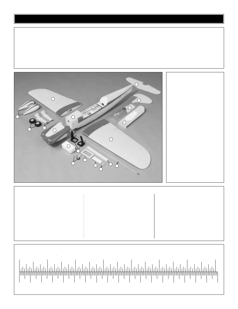 Kit contents | Great Planes Shoestring 60 ARF - GPMA1325 User Manual | Page 5 / 24