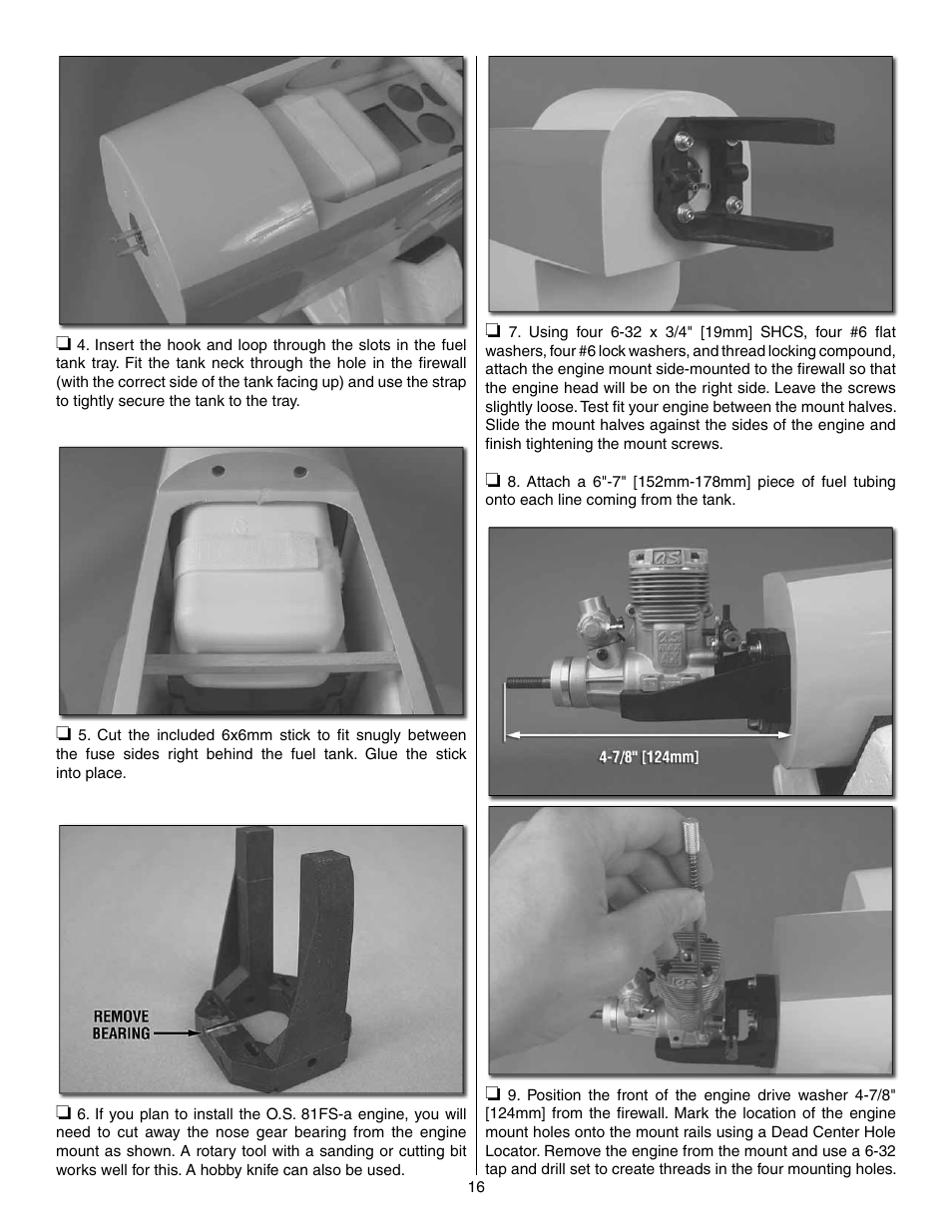 Great Planes Shoestring GP/EP ARF - GPMA1328 User Manual | Page 16 / 32