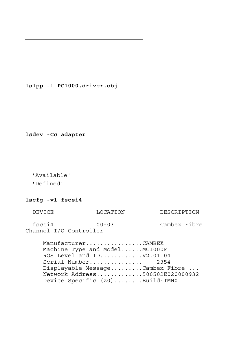 Cambex Bus Adapter User Manual | Page 25 / 37