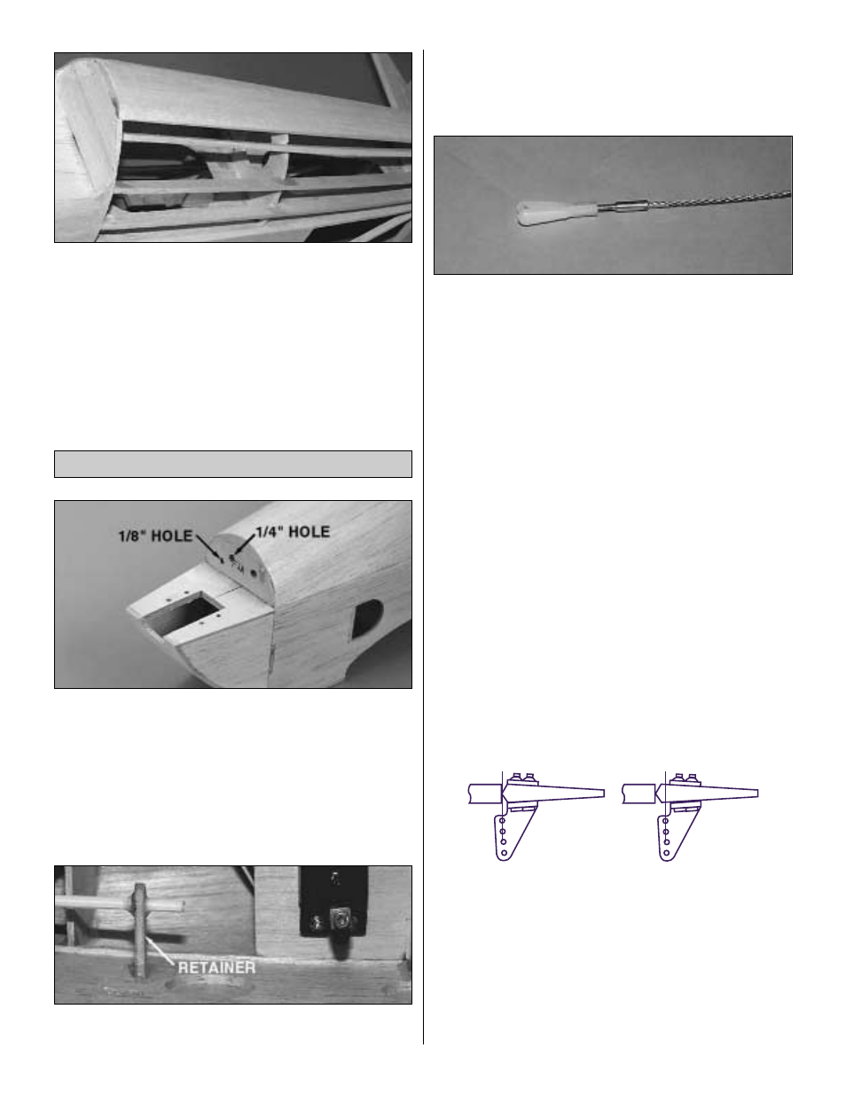 Install the servos & make the pushrods | Great Planes SlowPoke 15 Kit - GPMA0491 User Manual | Page 25 / 32
