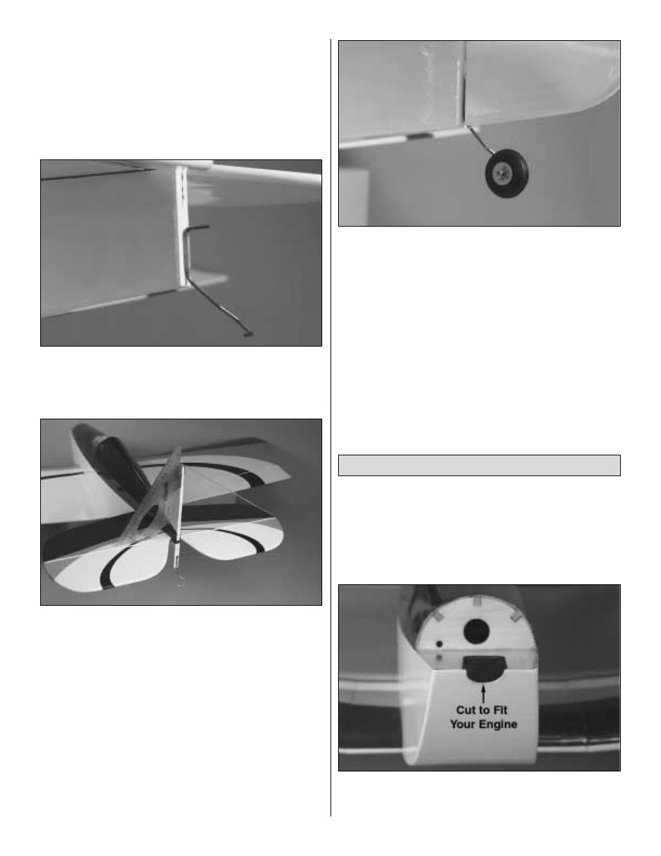 Mount the engine and fuel tank | Great Planes SlowPoke 40 ARF MonoKote - GPMA1215 User Manual | Page 13 / 20