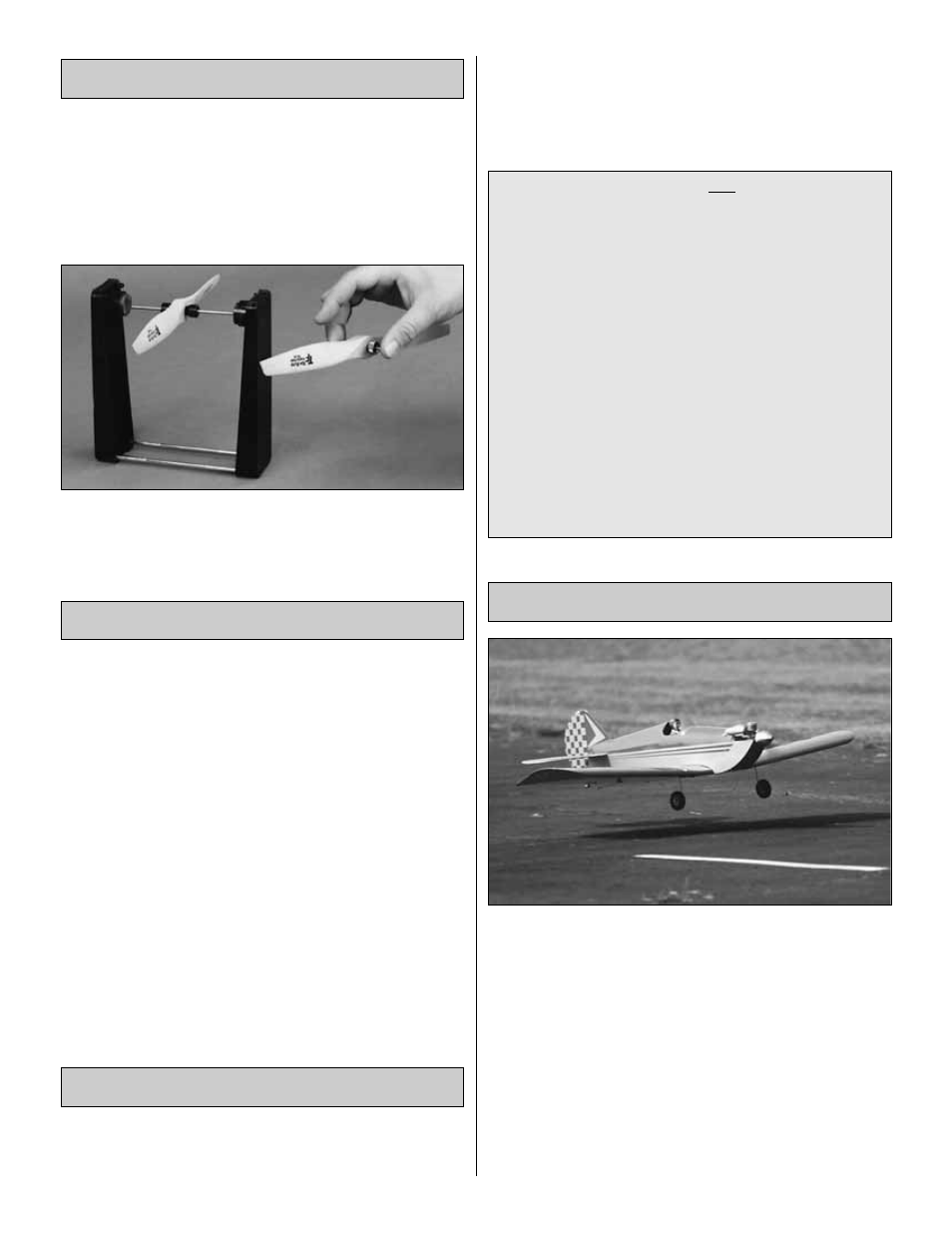 Landing, Flight takeoff balance the propeller | Great Planes SlowPoke Sport 40 Kit - GPMA0492 User Manual | Page 28 / 30