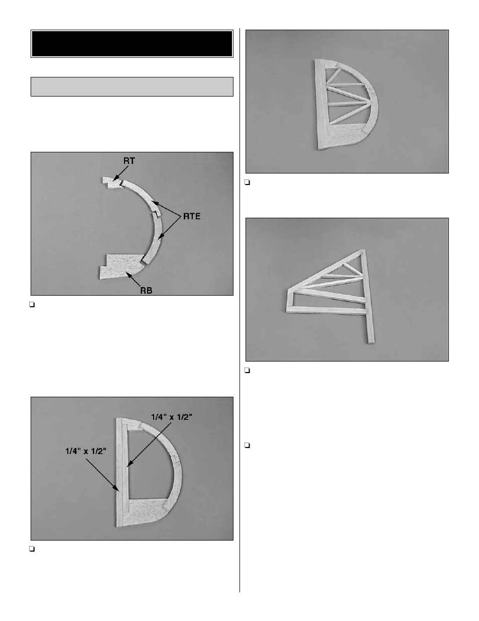 Build the fin & rudder build the tail surfaces | Great Planes SlowPoke Sport 40 Kit - GPMA0492 User Manual | Page 7 / 30