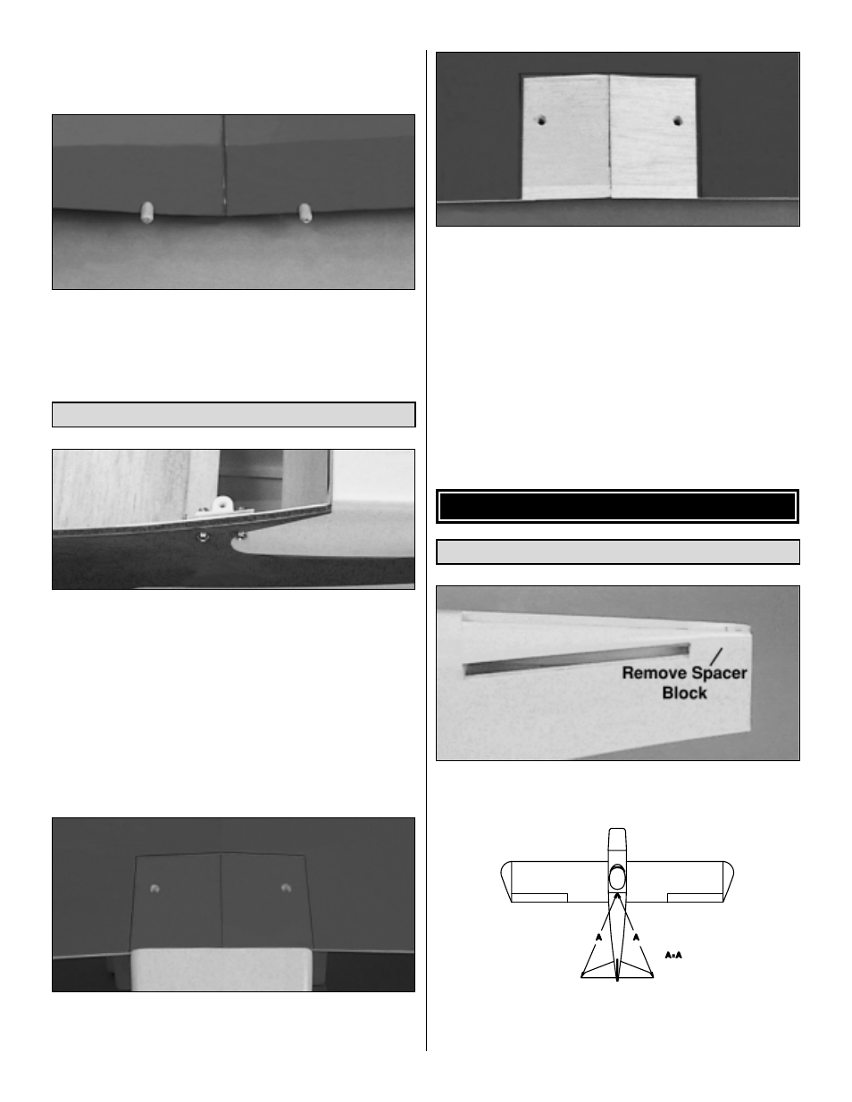 Tail assembly | Great Planes SpaceWalker ARF - GPMA1300 User Manual | Page 7 / 24