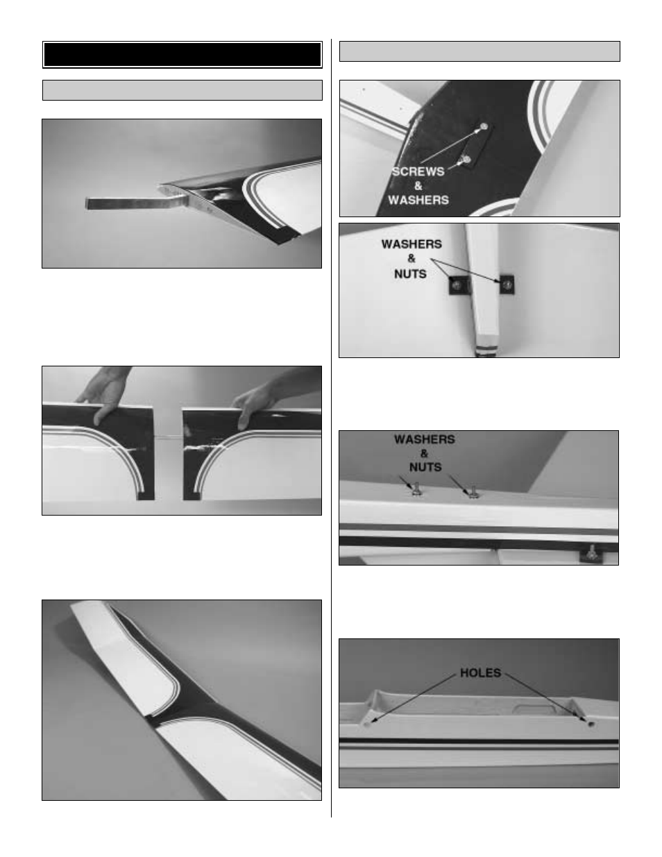 Tail assembly wing assembly assembly | Great Planes Spectra ARF - GPMA1050 User Manual | Page 5 / 16