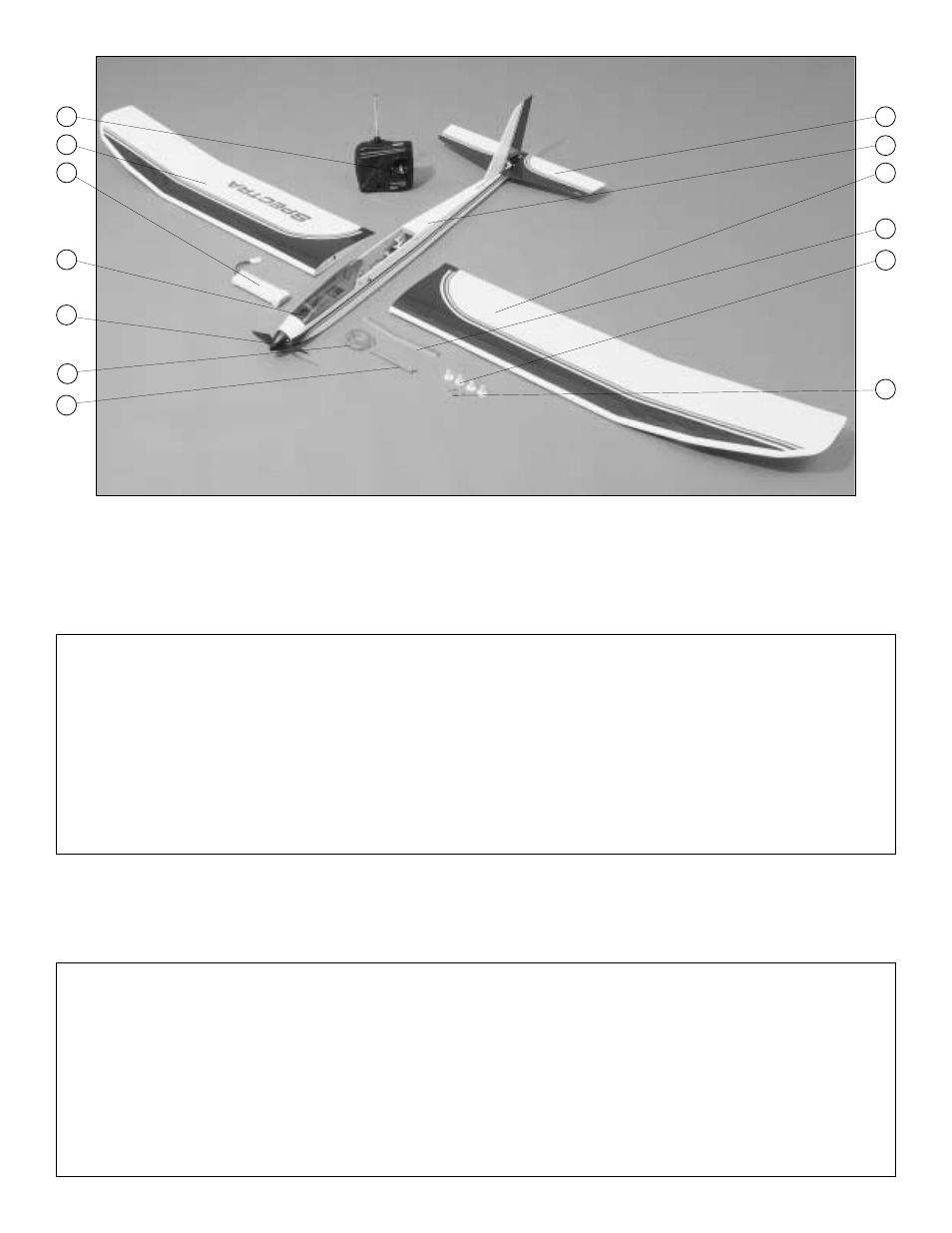 Great Planes Spectra Select RTF - GPMA17** User Manual | Page 4 / 12