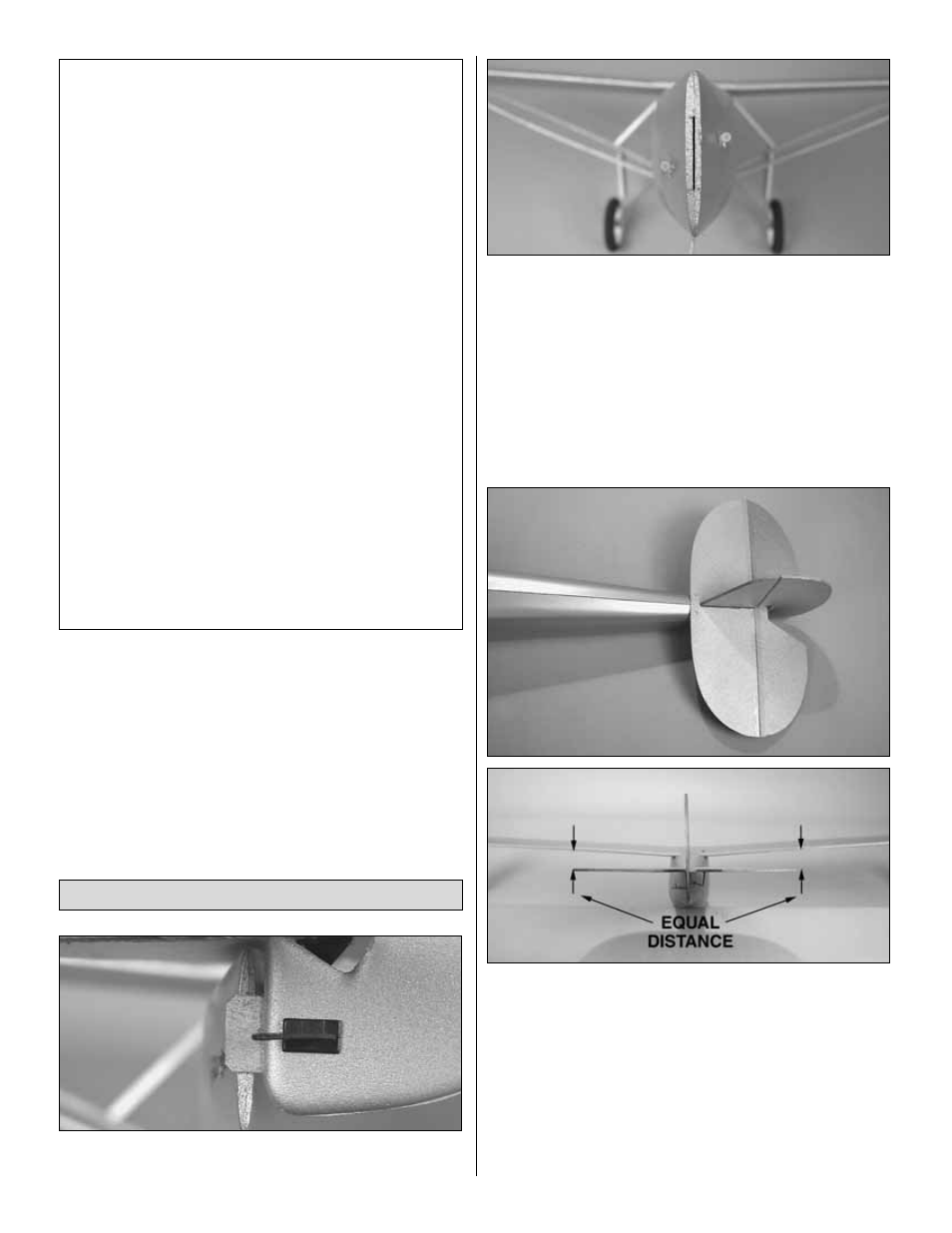 Attach the tail | Great Planes Spirit of St. Louis ARF - GPMA1152 User Manual | Page 12 / 20